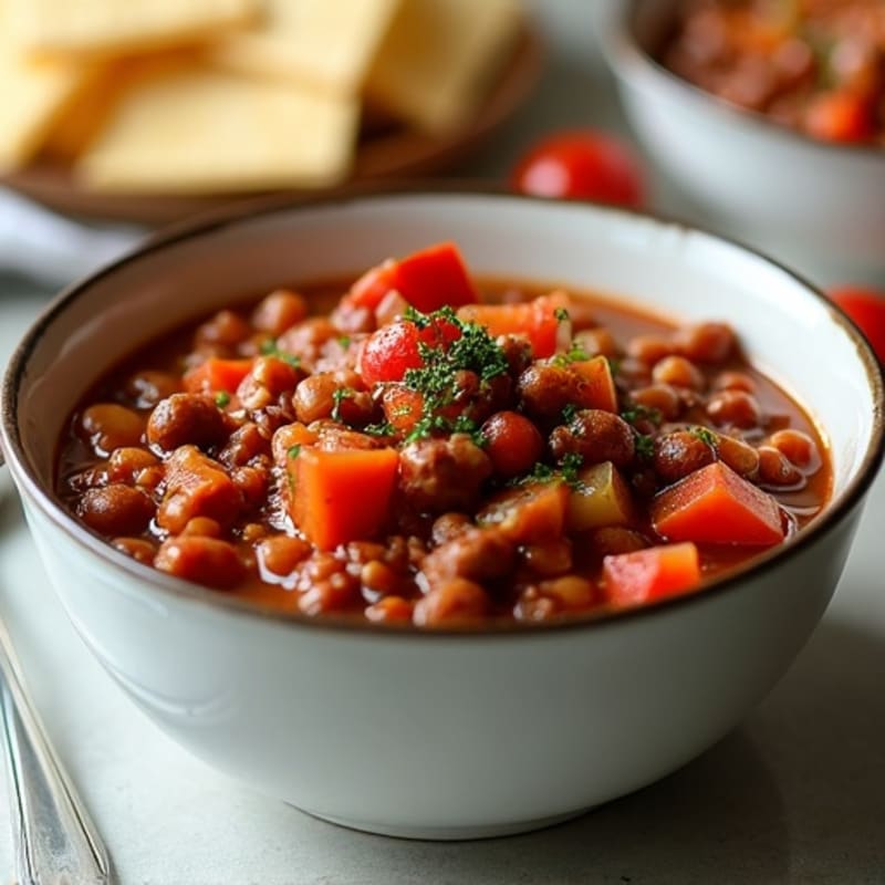 Hearty Slow Cooker Beef Chili