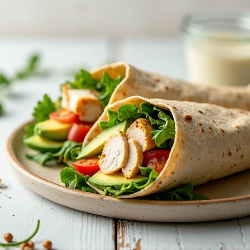 Creamy Turkey Avocado Wrap