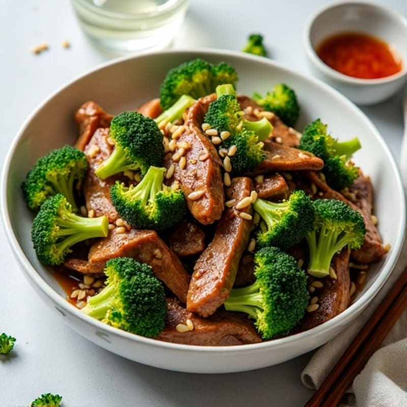 Garlic Ginger Beef and Broccoli Stir-Fry