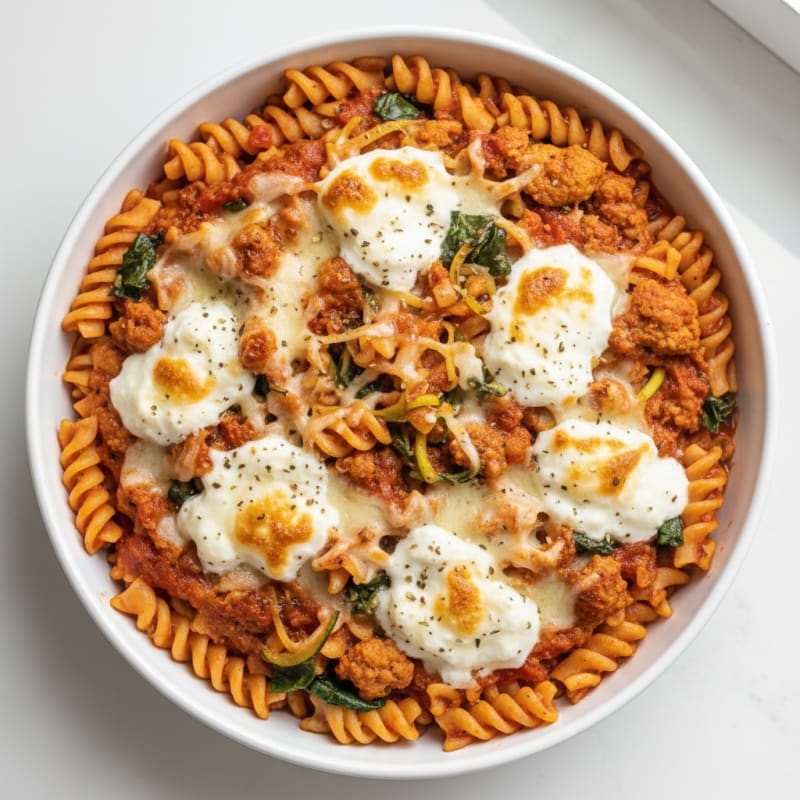 Classic Baked Ziti with Ricotta
