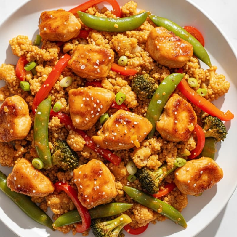 Orange Glazed Chicken Stir-Fry