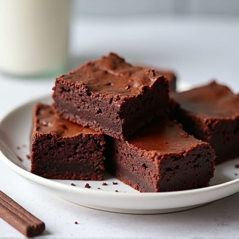 Fudgy Chocolate Protein Brownies