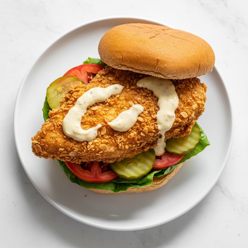 Crispy Buttermilk Fried Chicken Sandwich