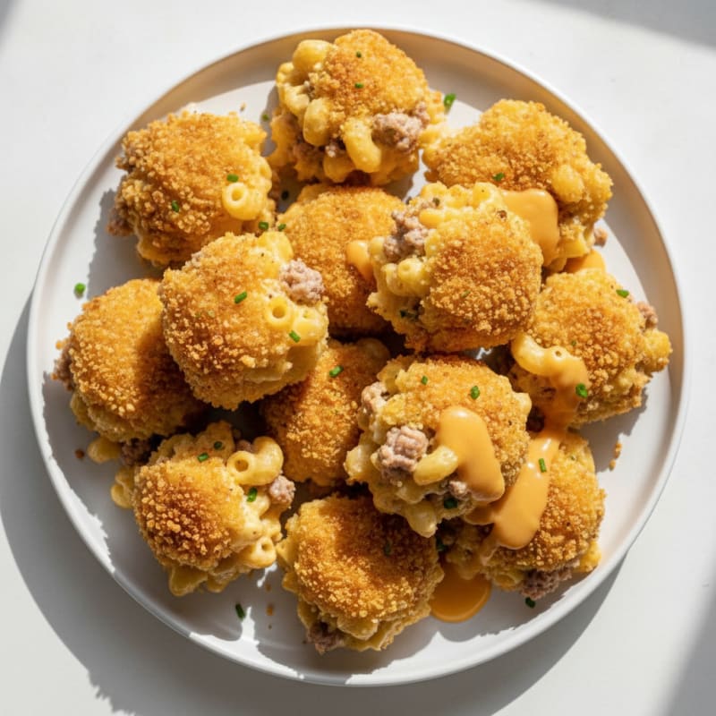Golden Mac & Cheese Bites
