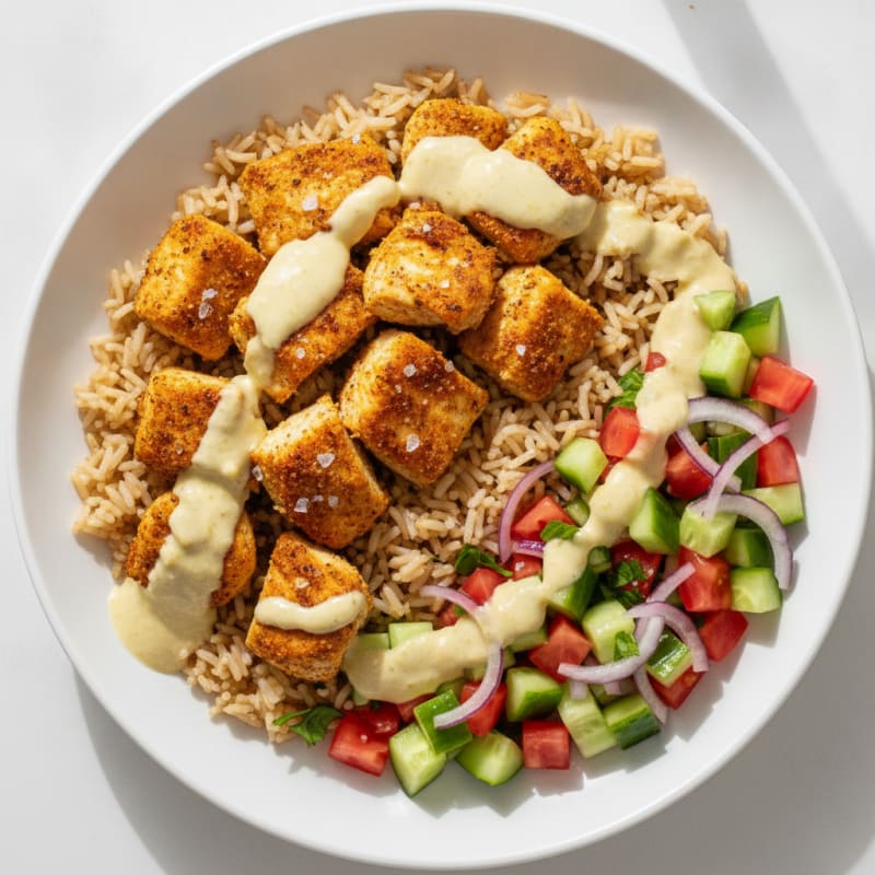 Chicken Shawarma Rice Bowl