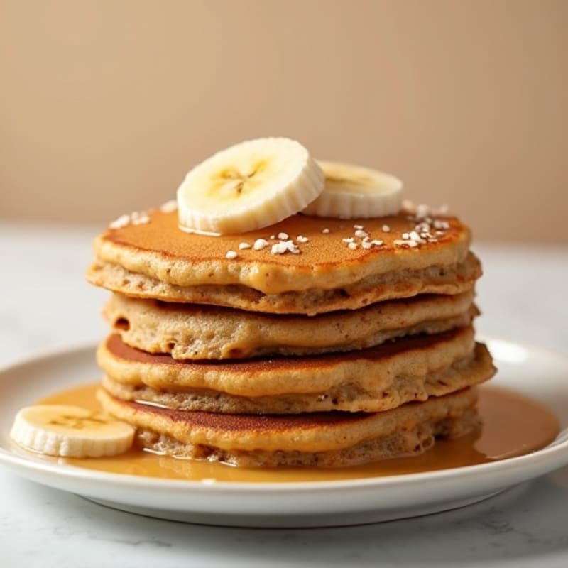 Protein-Packed Peanut Butter Oat Pancakes