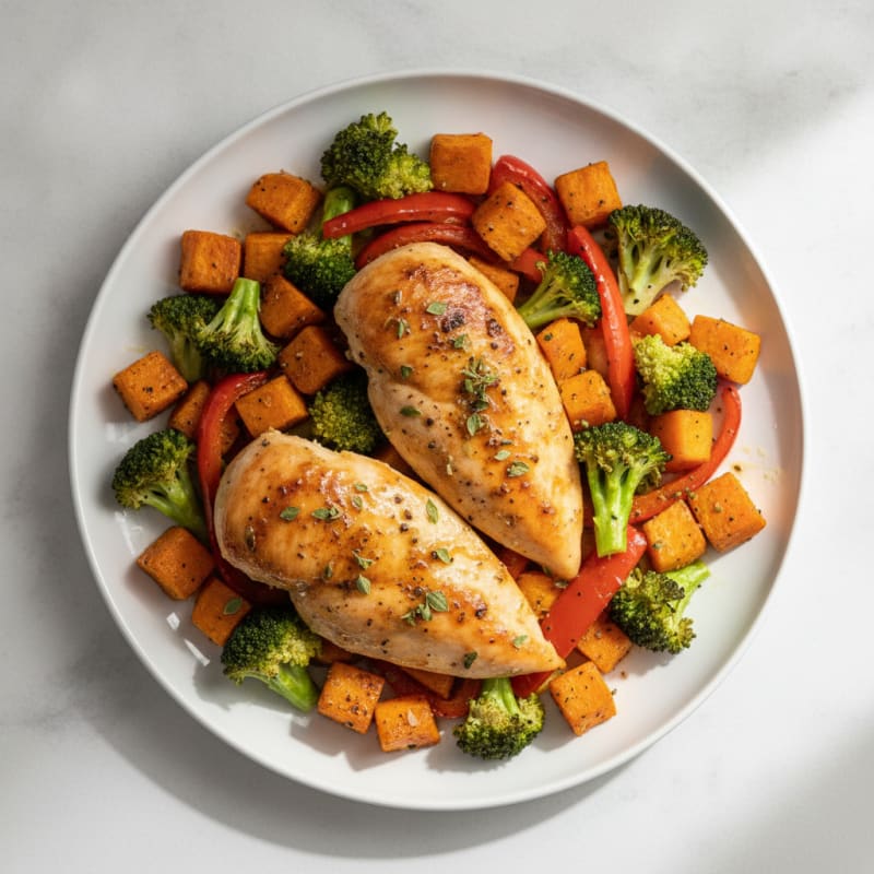 Lemon Herb Chicken and Roasted Vegetables