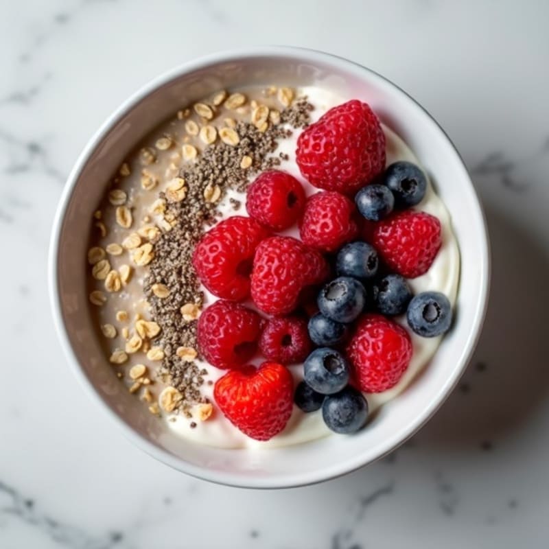 Protein-Packed Vanilla Berry Overnight Oats