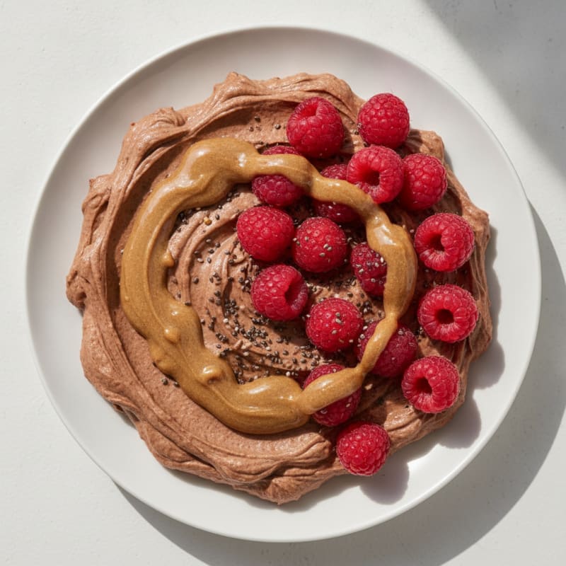 Silky Chocolate Protein Greek Yogurt Bowl