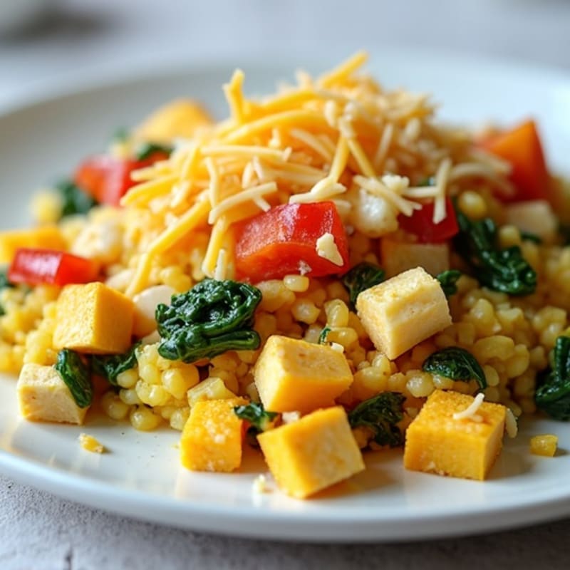 Protein-Packed Veggie Egg White Scramble