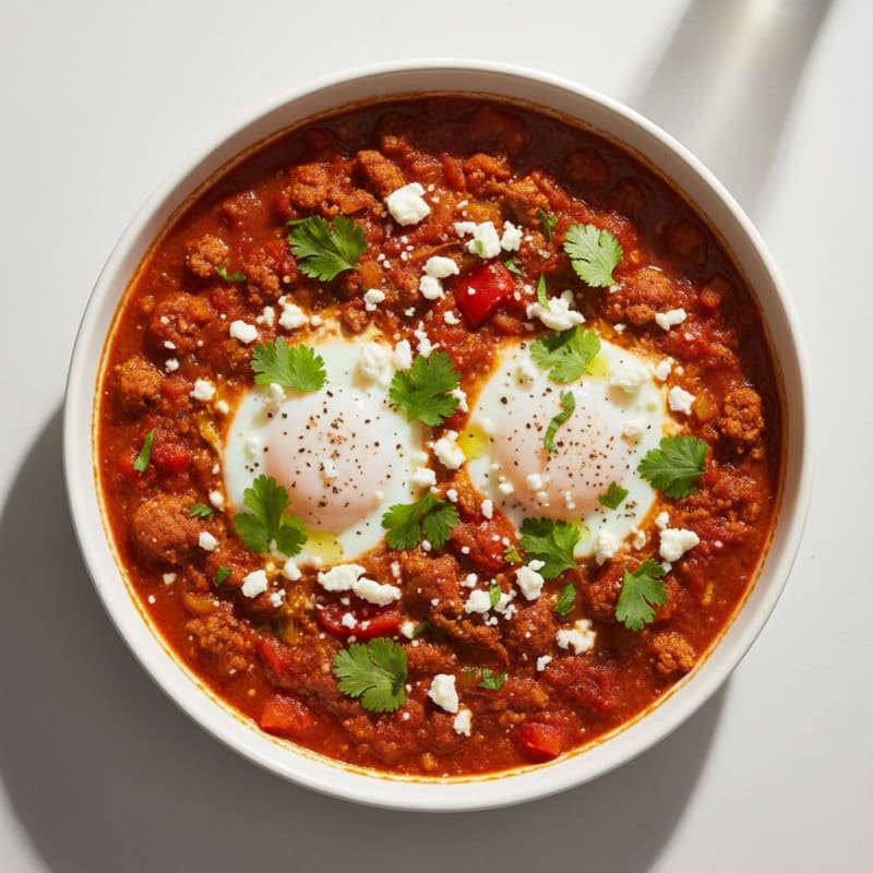Shakshuka with Feta and Herbs