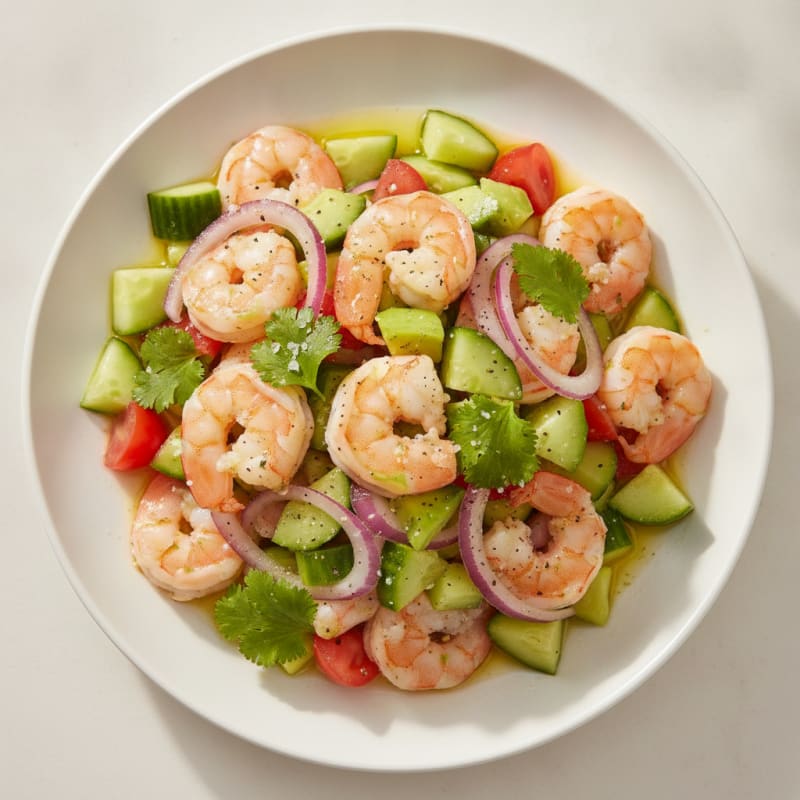 Zesty Shrimp Avocado Ceviche