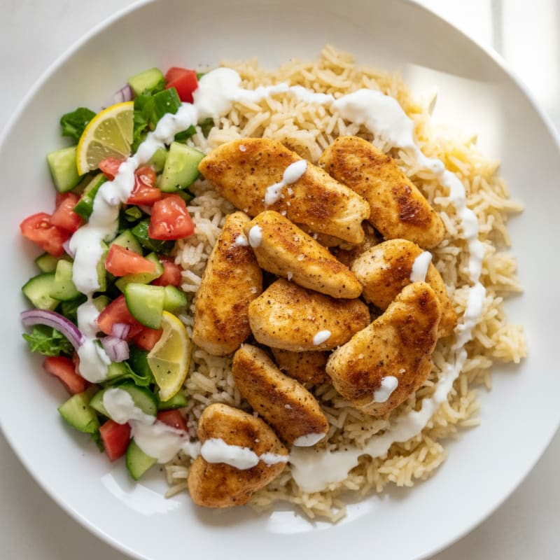 Chicken Shawarma Rice Bowl