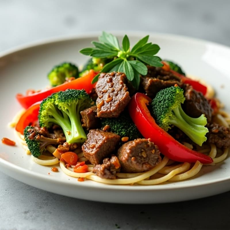 Ginger-Garlic Beef and Broccoli Stir-Fry
