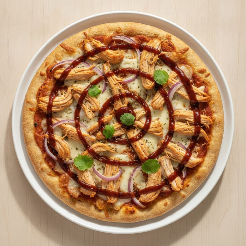 High-Protein BBQ Chicken Pizza
