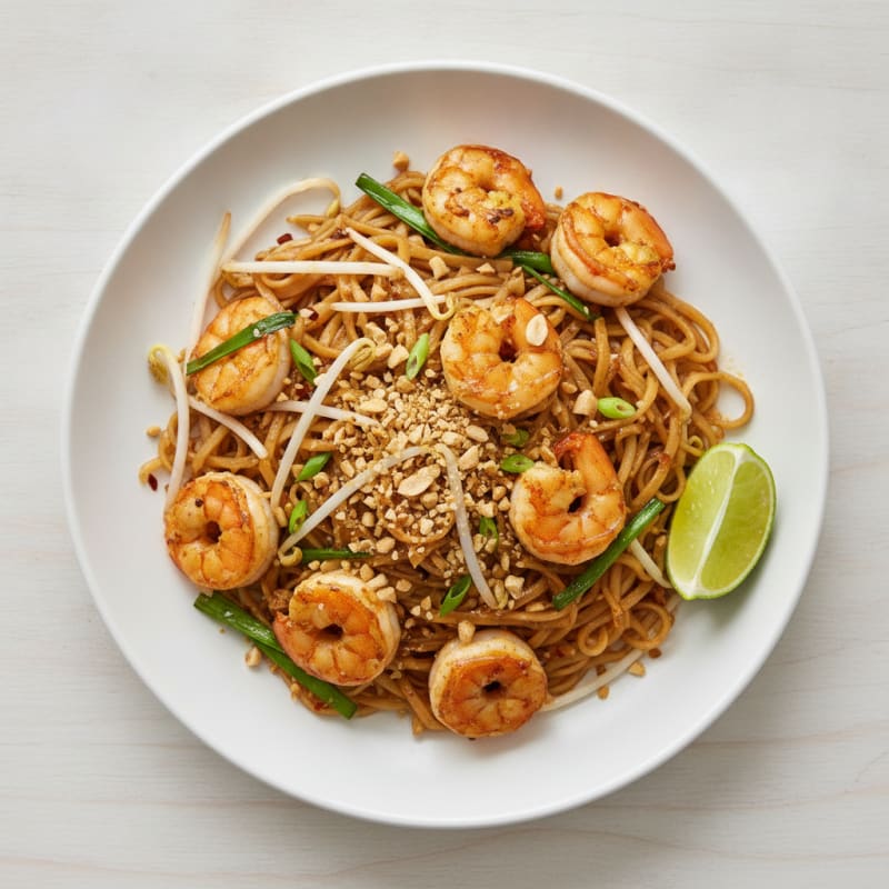 Shrimp Pad Thai Noodles