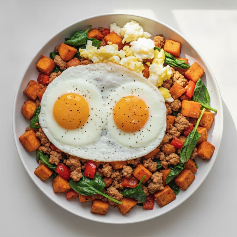 Loaded Breakfast Skillet with Eggs
