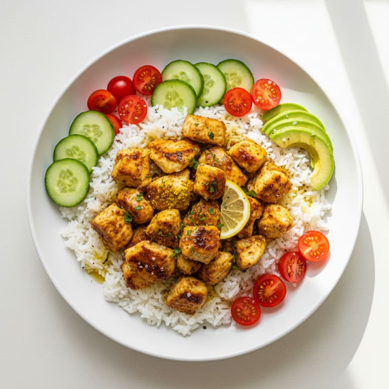 Chicken Shawarma Rice Bowl