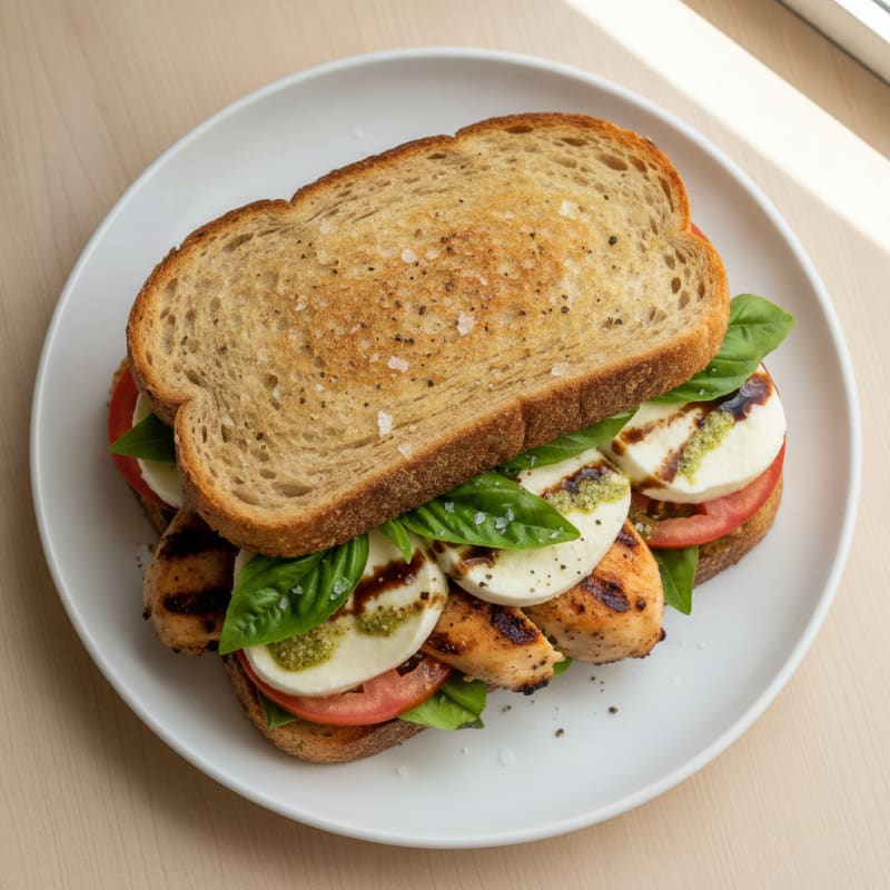 Grilled Chicken Caprese Sandwich