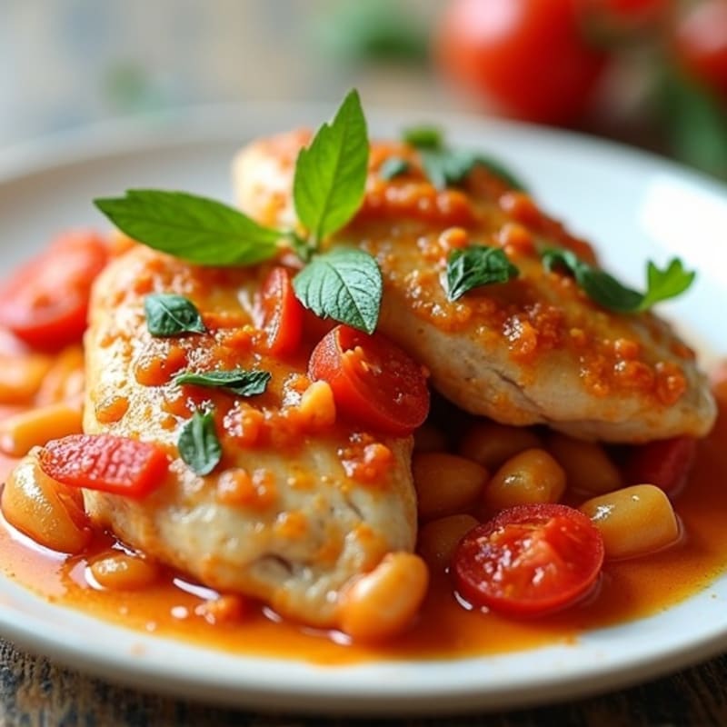 Creamy Spiced Tomato Chicken