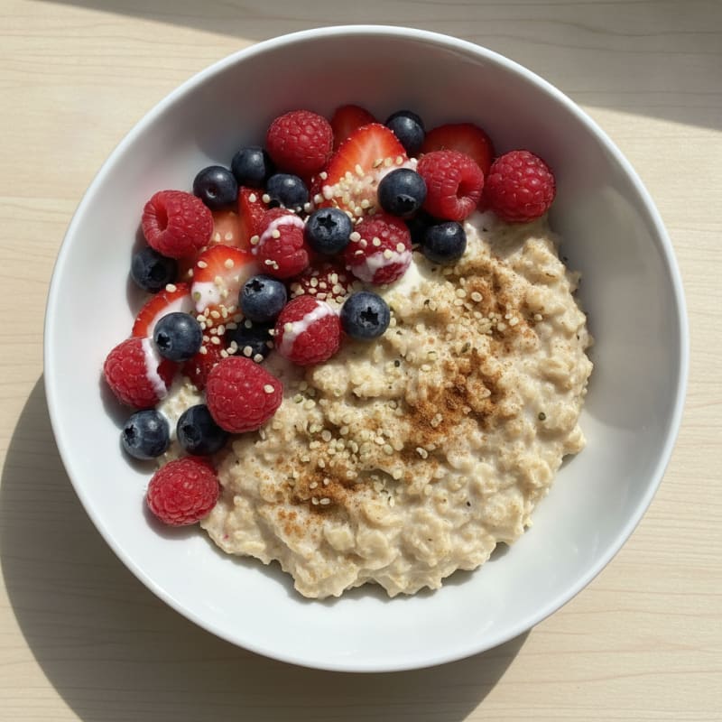 Hearty Berry Oatmeal Bowl