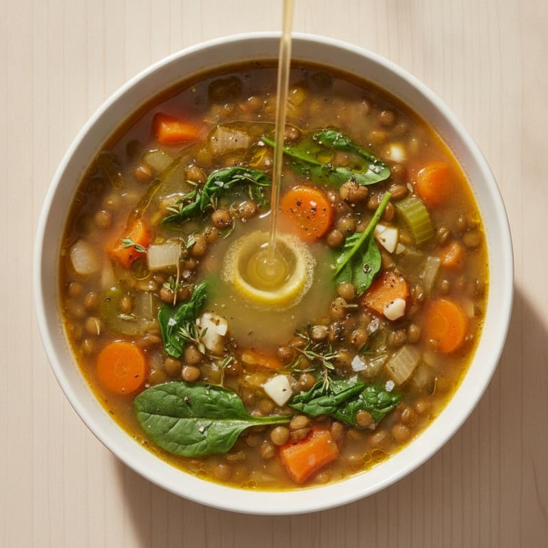 Hearty Lentil Vegetable Soup