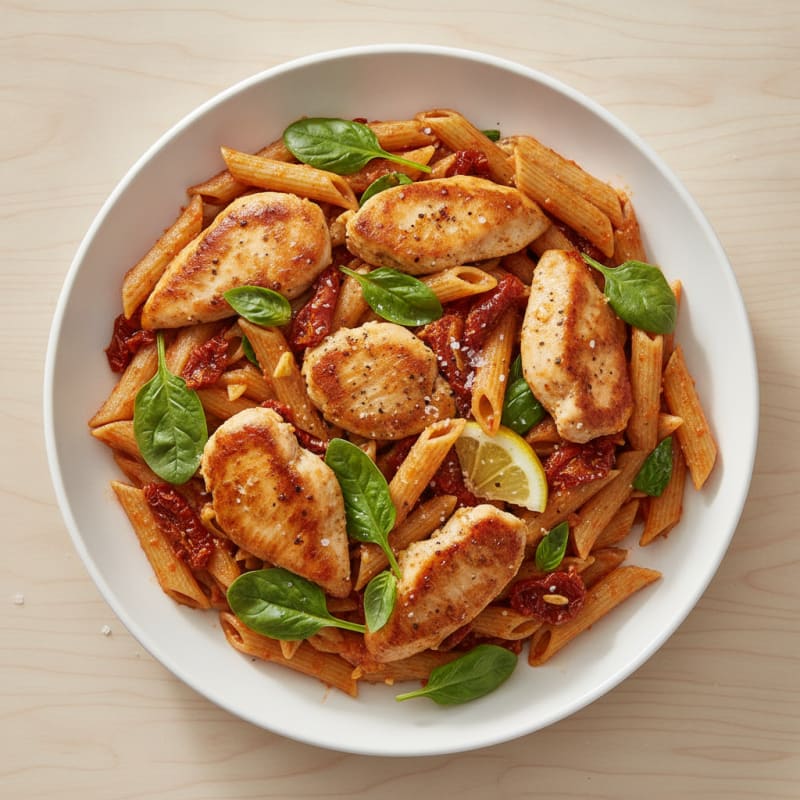 Sun-Dried Tomato Pesto Chicken Pasta