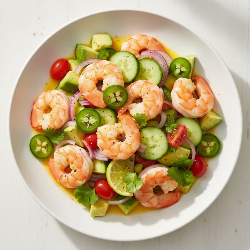 Citrus-Marinated Shrimp and Avocado Ceviche