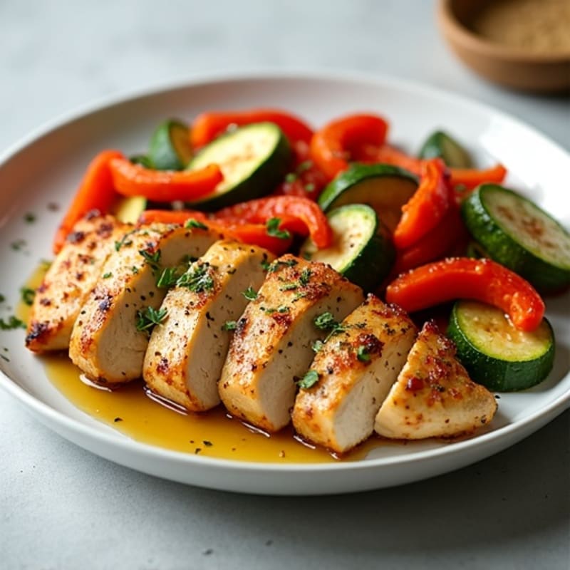 Sheet Pan Ranch Chicken and Roasted Vegetables