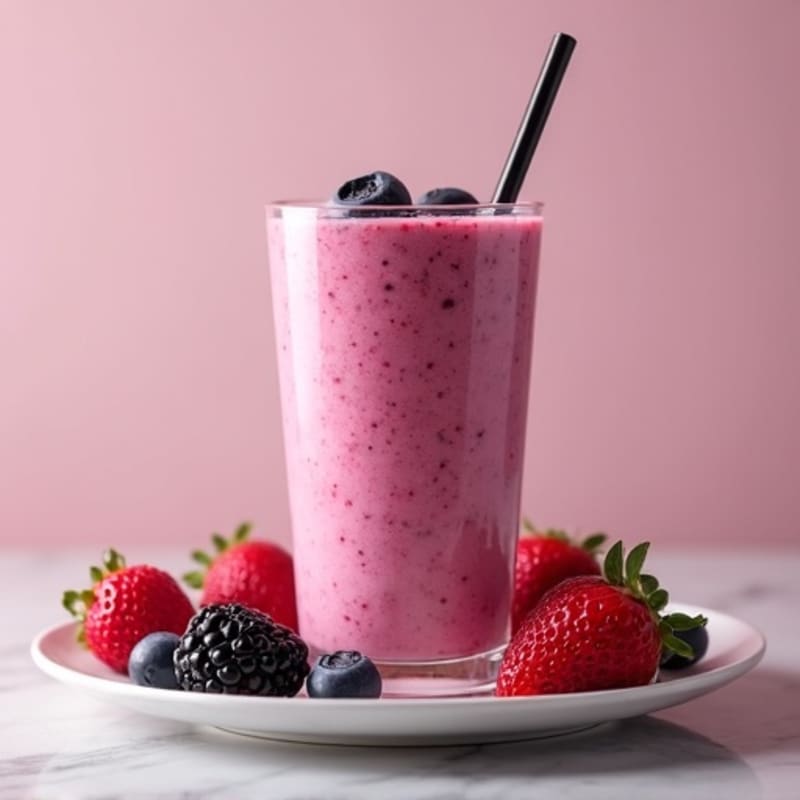 Triple Berry Protein Power Smoothie