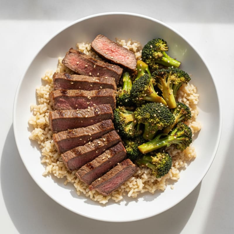 Lean Beef and Broccoli Rice Bowl