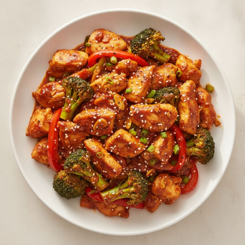 Spicy Gochujang Chicken Stir-Fry