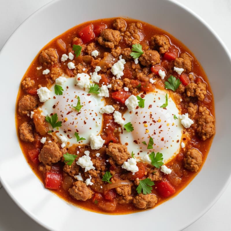 Zesty Smoky Shakshuka with Feta