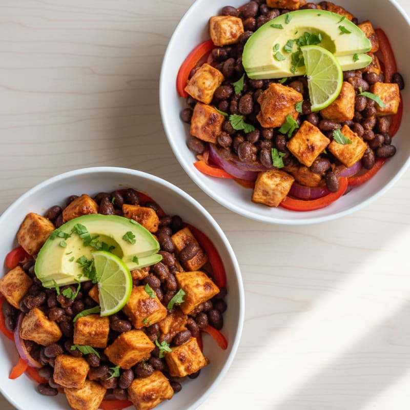 Smoky Chipotle Chicken and Black Bean Bowls