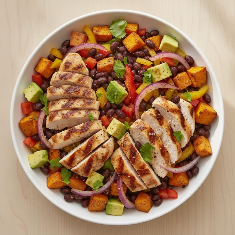 Sweet Potato and Black Bean Fiesta