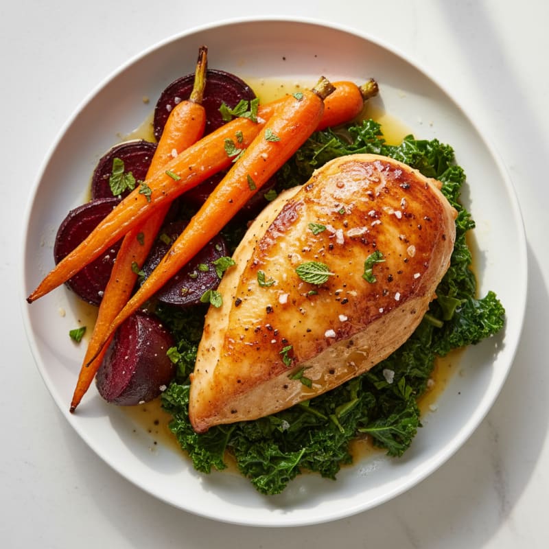 Herb-Roasted Chicken with Root Vegetables