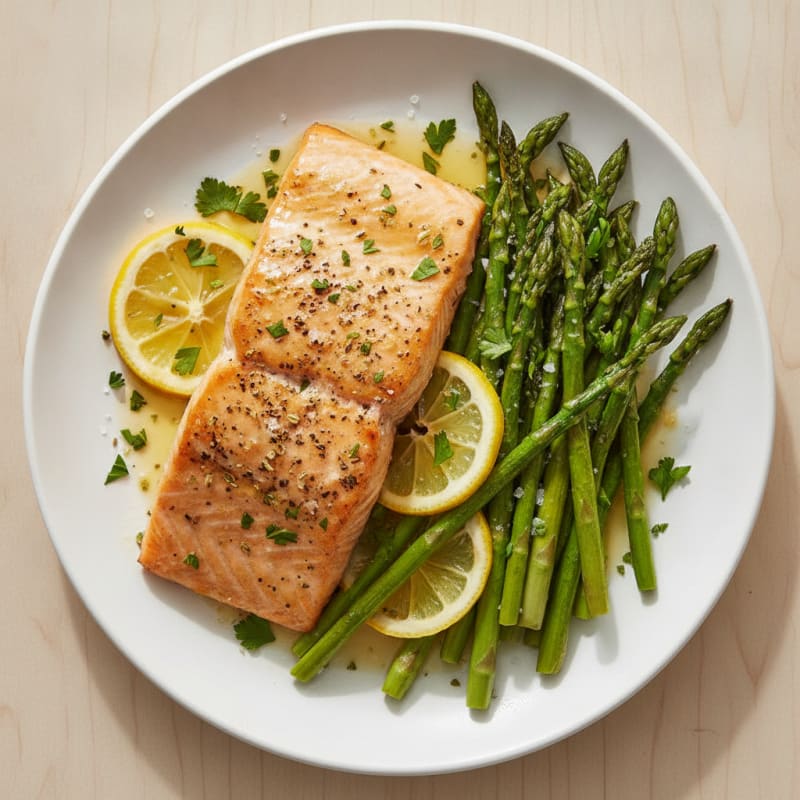 Sheet Pan Lemon Herb Salmon