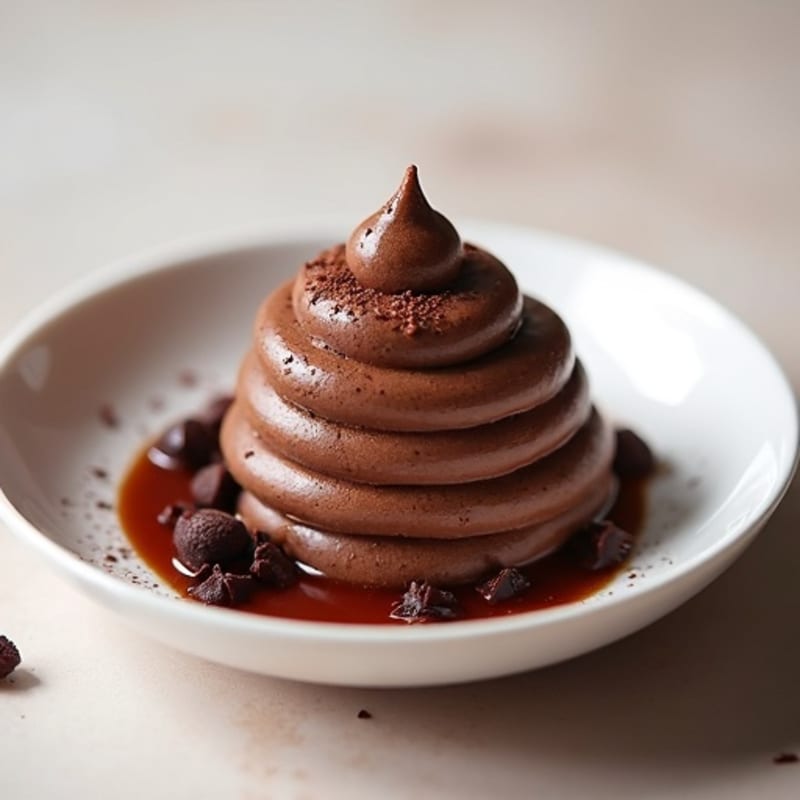 Silky Dark Chocolate Tahini Mousse
