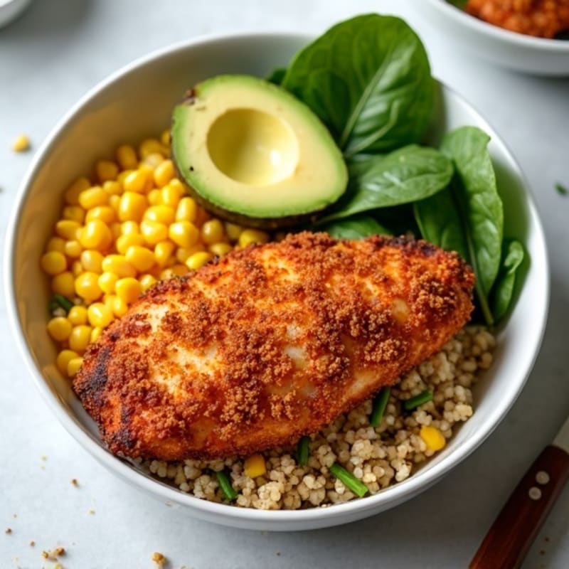 Crispy BBQ Ranch Chicken Bowl