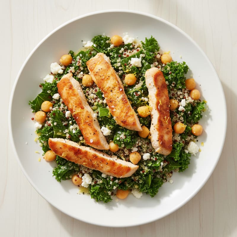 Zesty Kale and Quinoa Salad