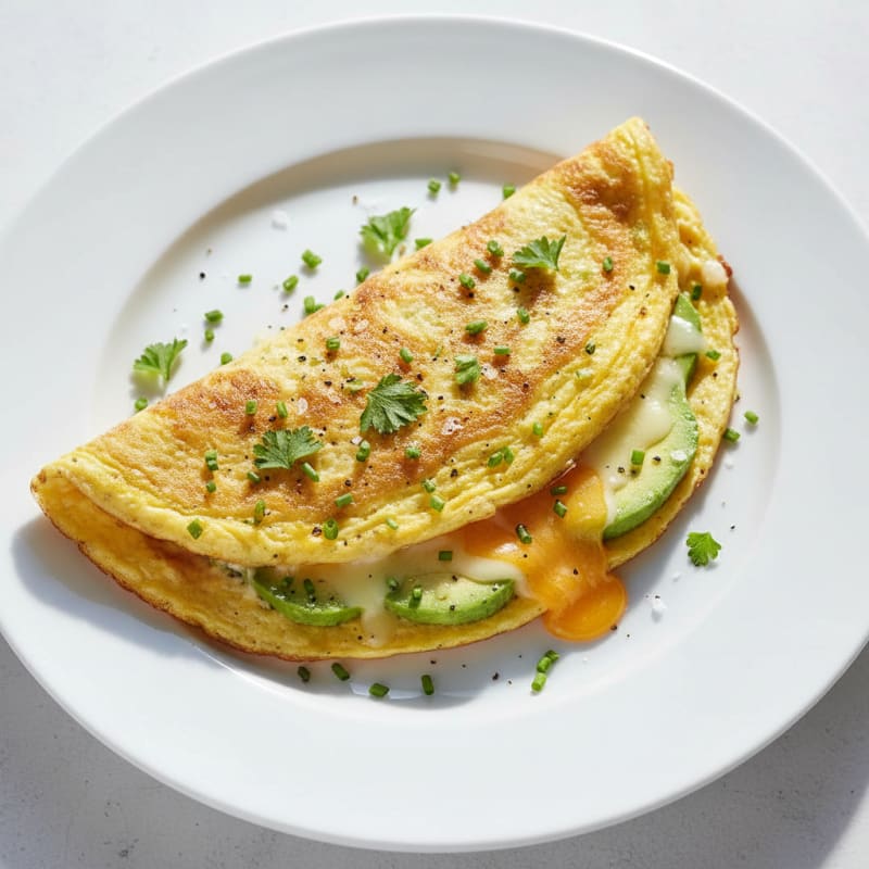 Creamy Herb and Cheese Omelette