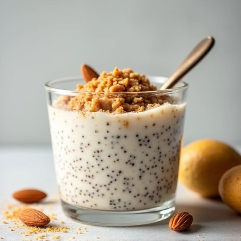 Creamy Vanilla-Almond Chia Pudding