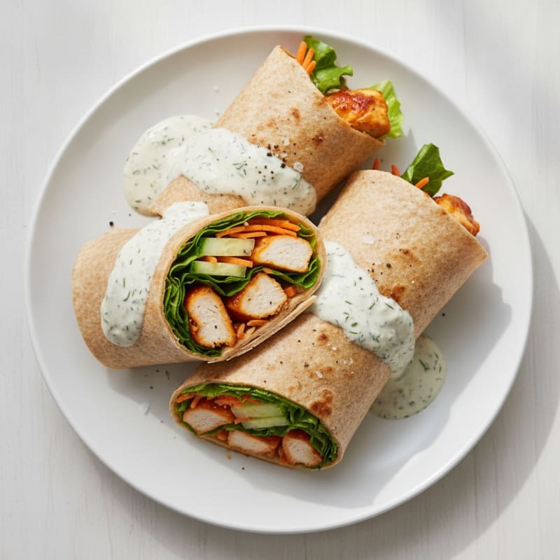 Buffalo Ranch Chicken Wrap