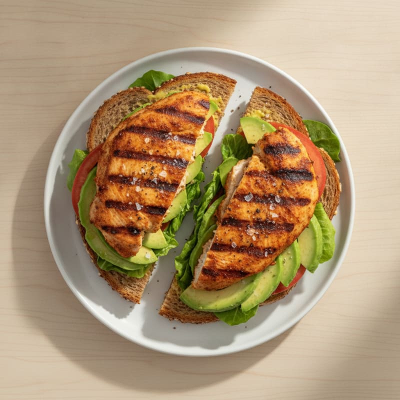 Grilled Chicken and Avocado Sandwich