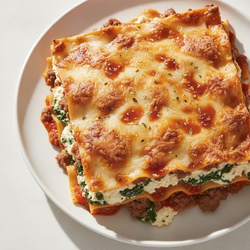 Classic Beef and Ricotta Lasagna Bake