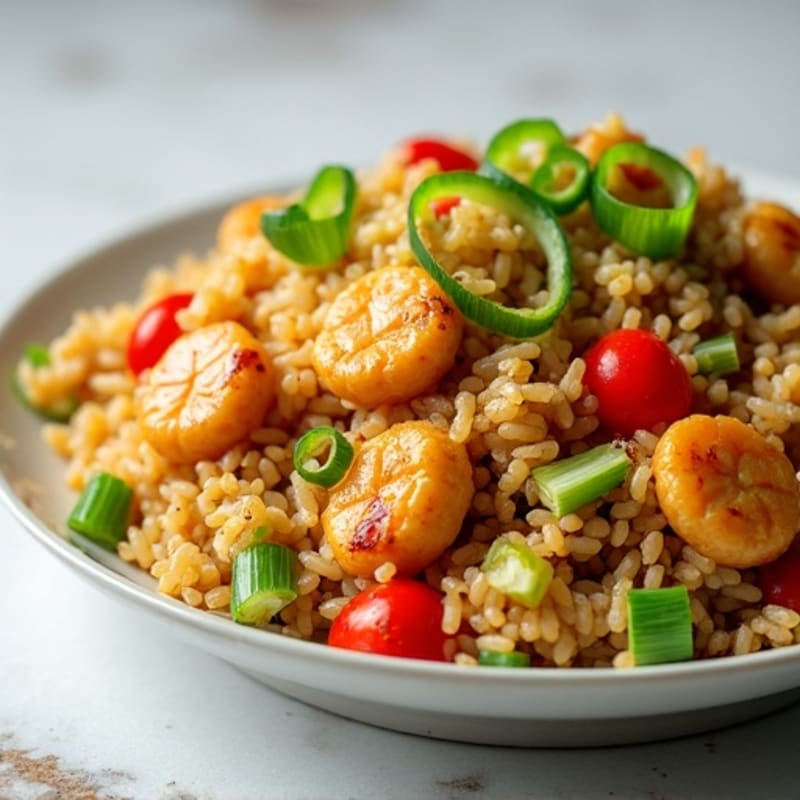 Healthy Chicken and Veggie Fried Rice