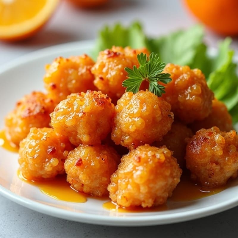 Crispy Air-Fried Orange Chicken