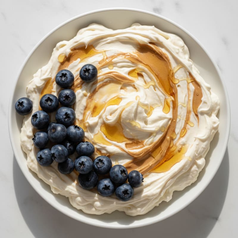 Creamy Greek Yogurt Protein Mousse with Peanut Butter