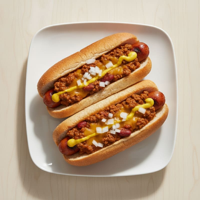 Classic Chili Cheese Hot Dogs