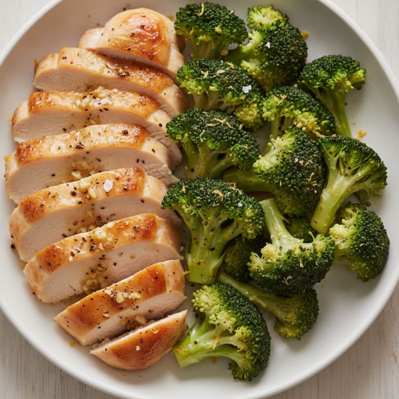 Lemon-Herb Roasted Chicken with Broccoli